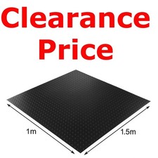 1M Long x 1.5M Wide 3mm Thick Rubber Matting Home Gym Work Warehouse 1M X 1.5M