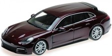 MINICHAMPS,PORSCHE Panamera Sport Turismo 4S sedan 2017 dark red, 1/43, MNC41...