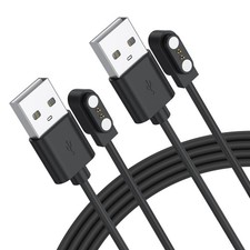 Vancle 2 Pack VeryFit Smartwatch Charger Cable, Magnetic USB 3.3ft/3.3ft