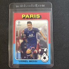 2021-22 Topps UEFA Champions League LIONEL MESSI #75-14 1975-76 FOOTBALLERS