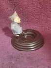 MUSSOLINI "IL DUCE" FIGURE ON BAKE LITE ASHTRAY WITH SNUFFERS — photo 2