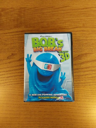📀 B.O.B.'s Big Break 3D (2009) DVD - DreamWorks - WIDESCREEN - NEW - SEALED - Foto 1 di 3