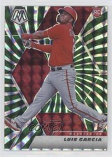 2021 Panini Mosaic Rookie Green Swirl Prizm 11/11 Luis Garcia V #249 0m4q