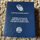 2015-W American Silver Eagle 1oz .999 Uncirculated In Box w/AOC
