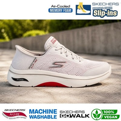 HERREN SKECHERS SLIP-INS MEMORY FOAM FREIZEIT KOMFORT WANDERN WALKING SNEAKER SCHUHE