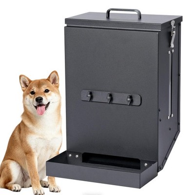 Hanging Cage Automatic Dog Feeder Large Breed,12L Dog Food Dispenser with Lar...