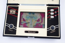 Nintendo Game & Watch Pinball Vintage 1983 Handheld Dual Screen LCD Game