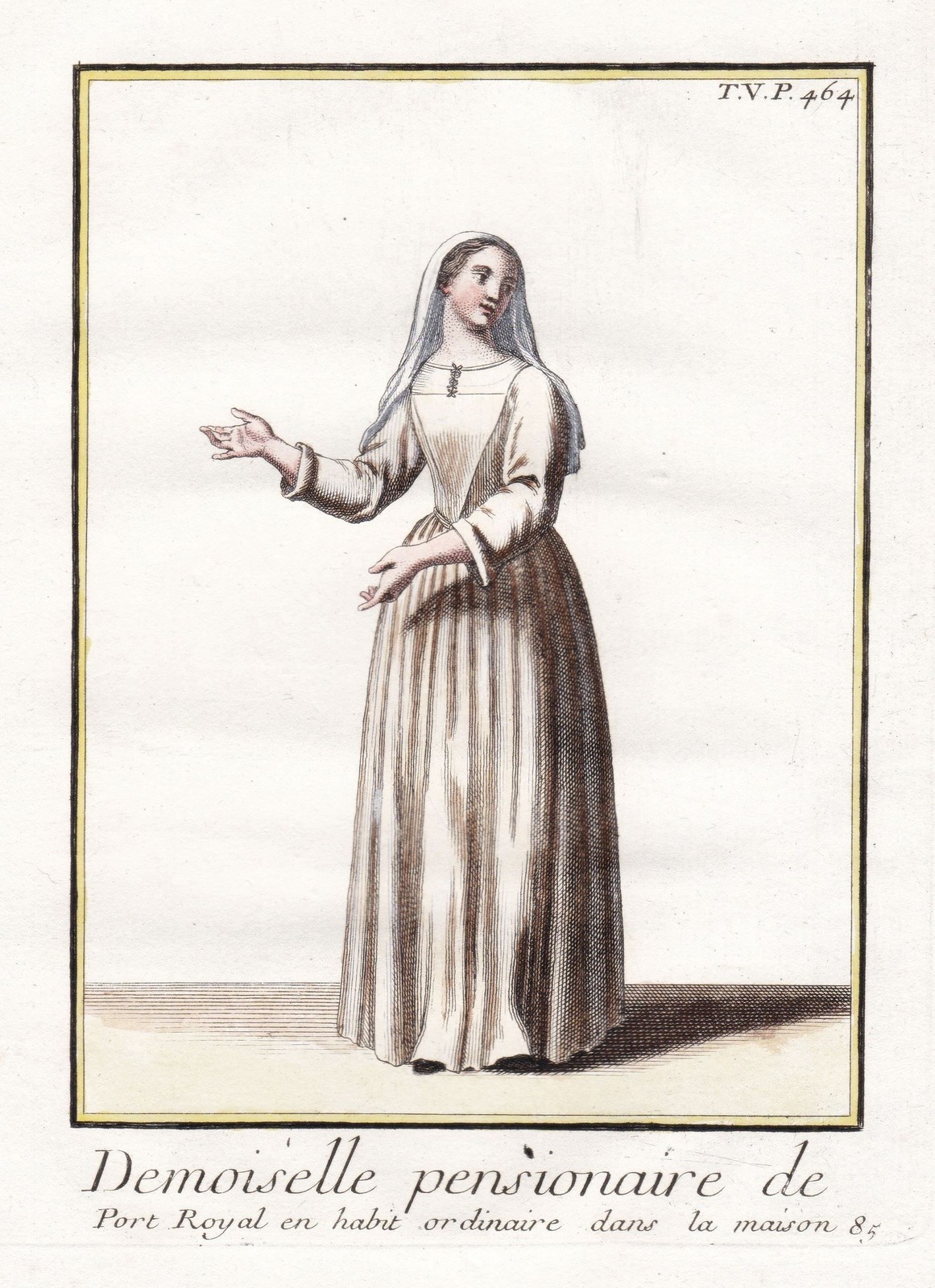 Disfraz De Estudiante Joven Chica Port-Royal Des Champs Engravi 311900