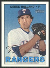 2016 Topps Heritage #509 Derek Holland Texas Rangers 48677