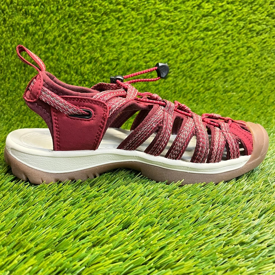 Босоножки Keen Whisper женские размер 7,5 красные для прогулок на открытом воздухе походные спортивные с ремешками - Изображение 4 из 4