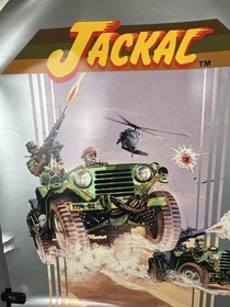 JACKAL Vintage 1980's Konami Nintento NES Video Game Poster 28 x 22 Inch