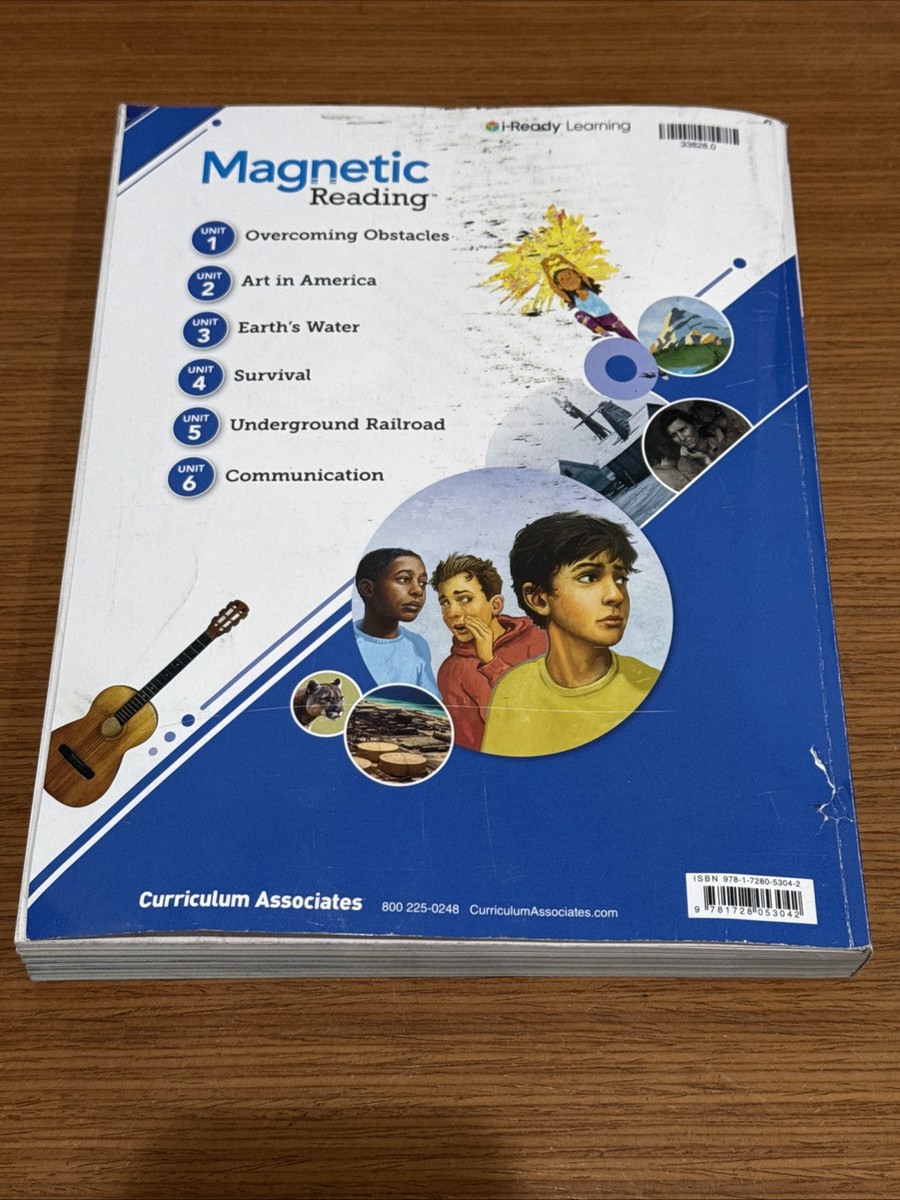 I Ready Learning Magnetic Reading Grade 5 Workbook B.E.S.T Florida