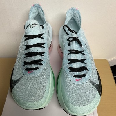 Men's Size 9- Nike Air Zoom Alphafly NEXT% 3 Glacier Blue Mint