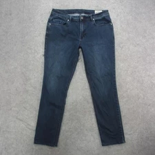 Buffalo David Bitton Axel-X Jeans Mens 36x32 Blue Slim Stretch Denim Pants