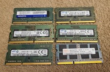 Lot Of 12 Mixed DDR3 DDR4 Laptop Desktop Ram - Samsung Hynix Adata