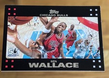 2007-08 Topps #103 Ben Wallace Chicago Bulls Basketball Card