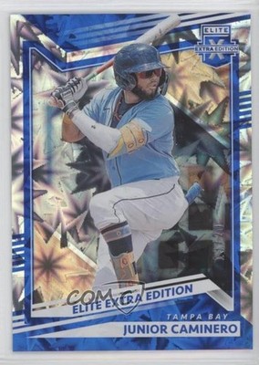 2022 Panini Elite Extra Edition Blue 13/20 Junior Caminero #164 nd3