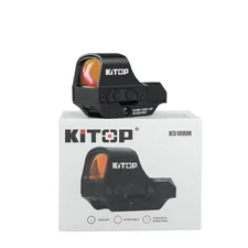KiTOP K510RM Red Multi-Reticle Sight 2MOA Dot/ 65MOA Circle QD Mount Solar Power