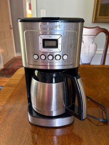Cuisinart DCC-3400 Thermal 12 Cup Coffeemaker-Works but Leaks-Selling for Parts