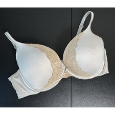 Cacique Lace Trim Underwire Full Coverage Bra 40D