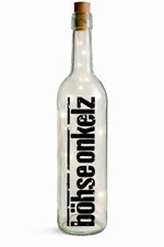Böhse Onkelz Glasflasche BO Deko Flasche mit...