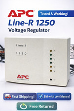    NICE APC Line-R 1250 4 Outlet Power Conditioner Overload Voltage Protector