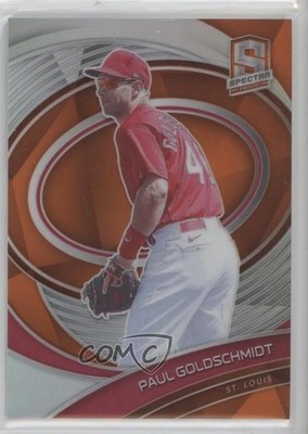 2021 Panini Spectra Neon Orange Prizm 8/20 Paul Goldschmidt #44 ni4