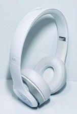 Beats Solo WIRED White On-Ear Headphones 3.5mm Clean Sound Tested