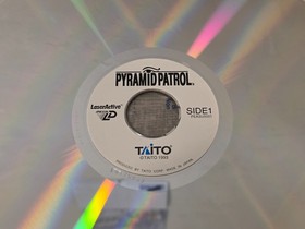 Taito Pyramid Patrol Pioneer LaserActive Mega LD Laser Disc Game Complete