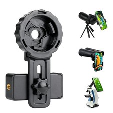 Universal Binocular Phone Adapter with 360  Rotation  Clip Lock - Fits 16-50...
