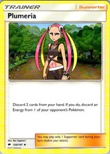 Plumeria Normal Uncommon SM - Burning Shadows 120/147 NM Ken Sugimori
