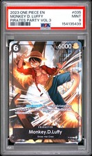 2023 ONE PIECE PROMOS PIRATES PARTY VOL.3 035 MONKEY D. LUFFY PSA 9