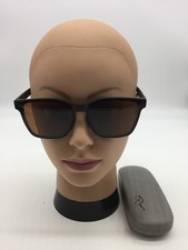 Gucci Unisex Matte Dark Brown Frame Trendy Sunglasses 61-16-145 Brown Lenses