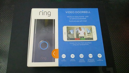 Ring Video Doorbell 1st Gen Bronze 720p Motion Alerts Wi-Fi