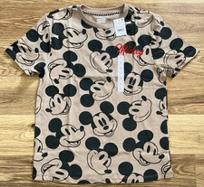 Youth Disney Mickey Mouse T-Shirt Size Large L 10-12 Graphic Embroidery NWT