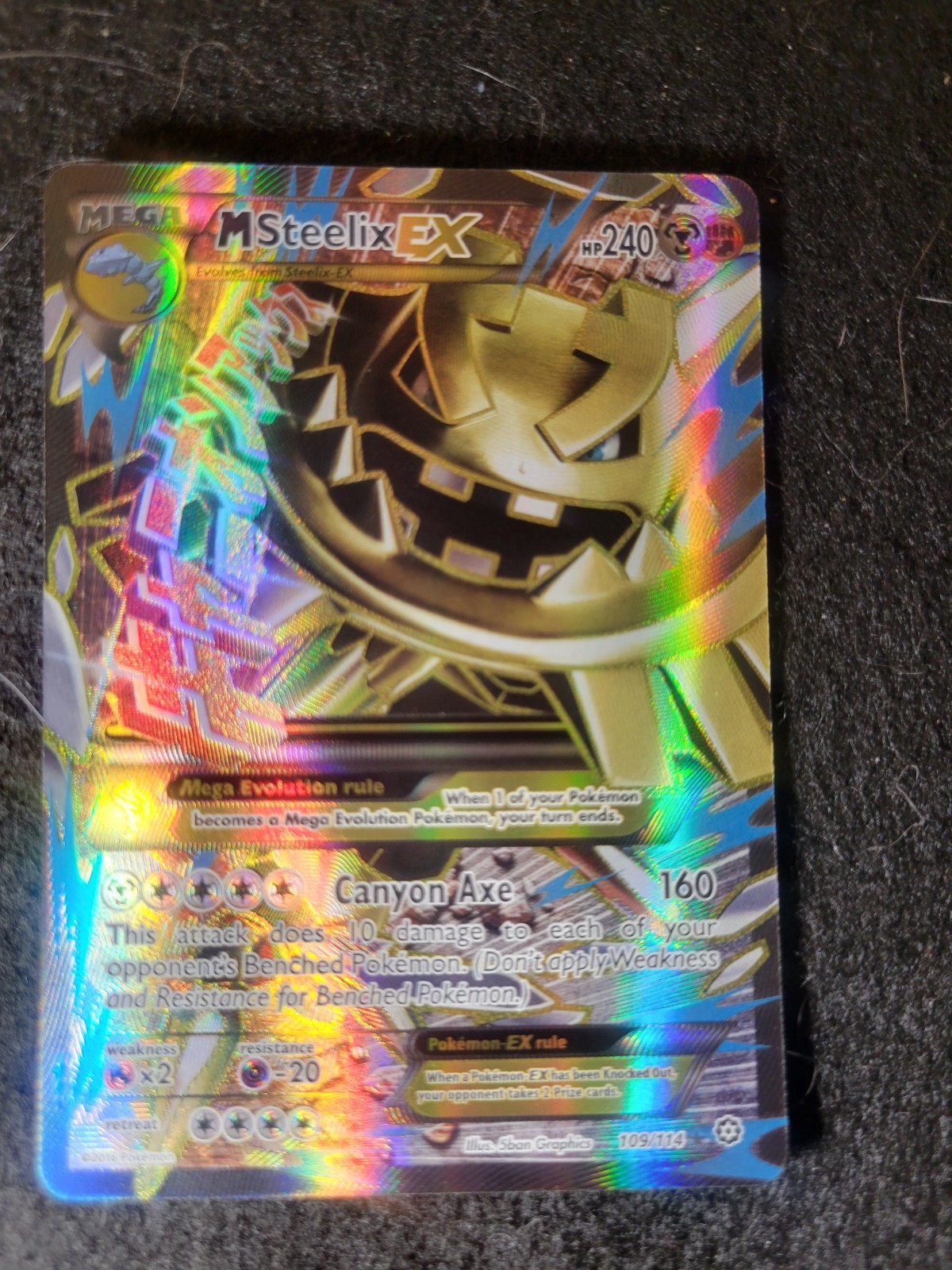 Pokemon - Steam Siege - M Steelix EX 109/114