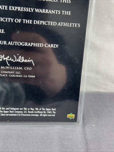 2004 SP Signature - Signature Shots Chris DiMarco #CD (AU) 8x10 (CD1) - Picture 17 of 21