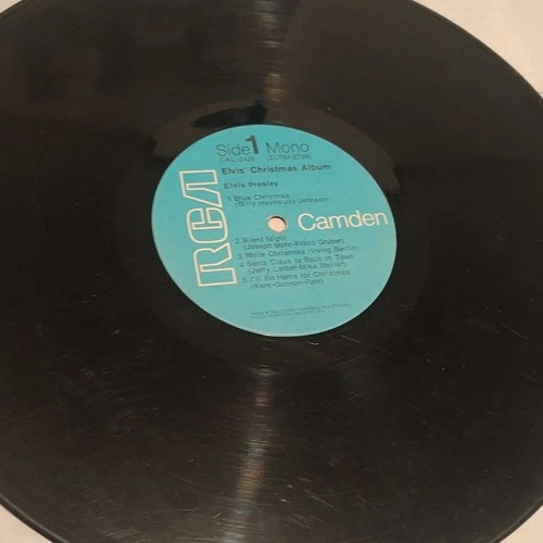 Elvis Presley Elvis' Christmas Album Camden CAL-2428 12" Black Vinyl LP Mono