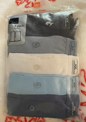 Nagelneue & ungeöffnete Next Jungen Boxershorts (5er Pack) Alter 7-8