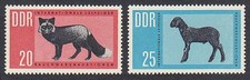 GDR Intl Fur Auction 2v 1963 MNH SG#E670-E671