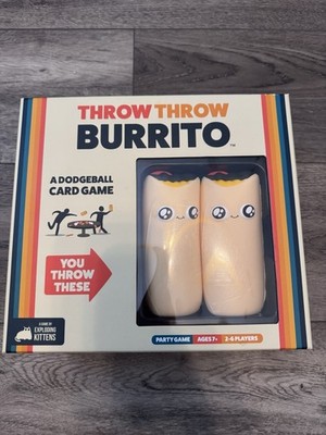 Exploding Kittens Throw Throw Burrito Card Game, Throwing Game, 2-6, 7+