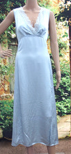 Open edit women s blue slip dress sz m small pulls