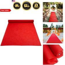 Red Carpet Runner for Parties Wedding Aisle Ceremony Entrance Decor 3x100