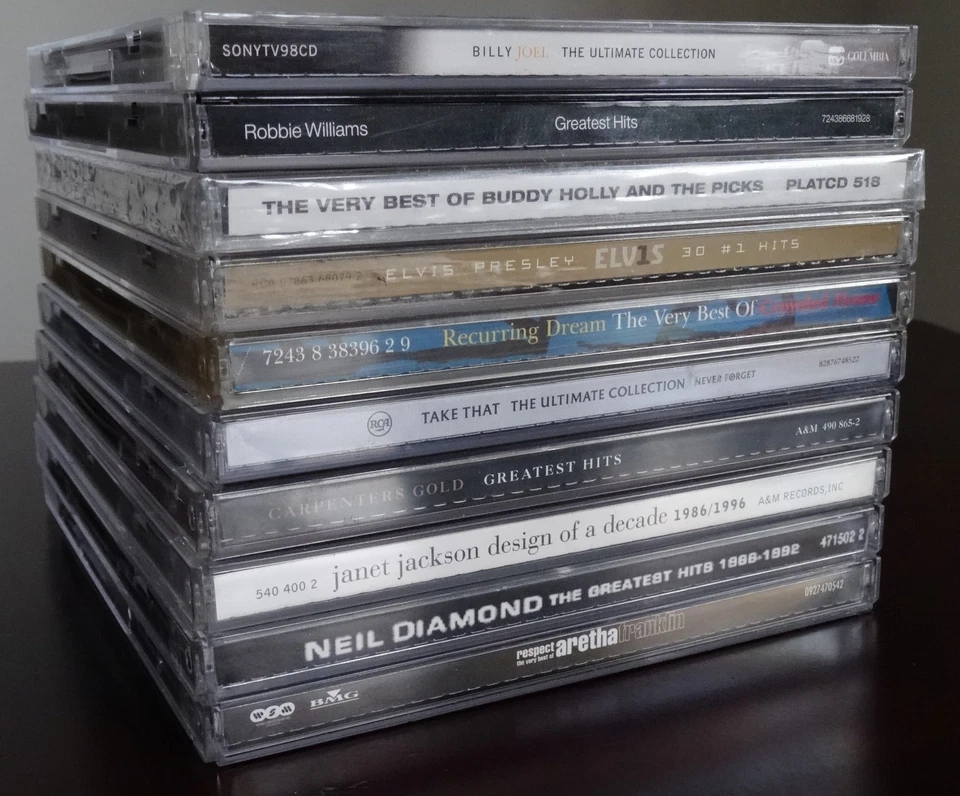 Pop & Rock Greatest Hits CD Bundle x 10 Take That, Elvis, Billy Joel, Carpenters - Image 3 of 3