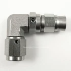 M10x1.0 90 Degree STAINLESS STEEL to AN-3 3AN PTFE Custom Brake Hose Fitting