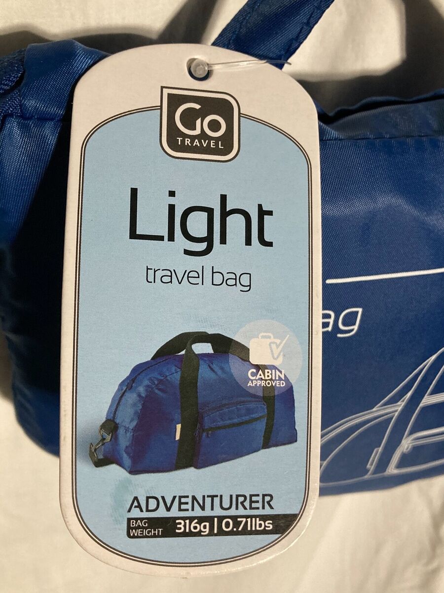 Go Travel Lite Foldable Adventurer Travel Duffel Bag - Blue Go Travel Lite Foldable Adventurer Travel Duffel Bag - Blue