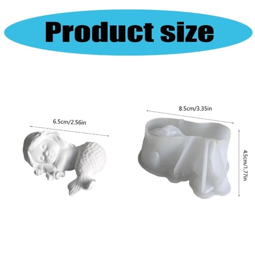 3D Mermaids Sturdy Silicone Mold Suitable for Handmade Resin and Gifts - Picture 8 of 8