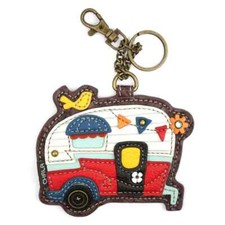 Chala Camper Key Fob-Coin Purse Keychain Camping NWT