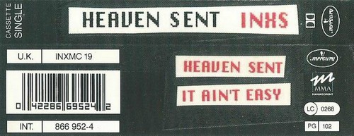 INXS Heaven Sent CASSETTE SINGLE Mercury INXMC 19 Pop Rock Synth-pop 1992 - Picture 4 of 5