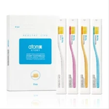 ATOMY Toothbrush 99.9% Gold Coated Nano Vitality Brush Oral Care (8pcs / 1set)